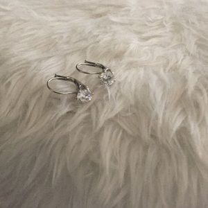 Silver earrings